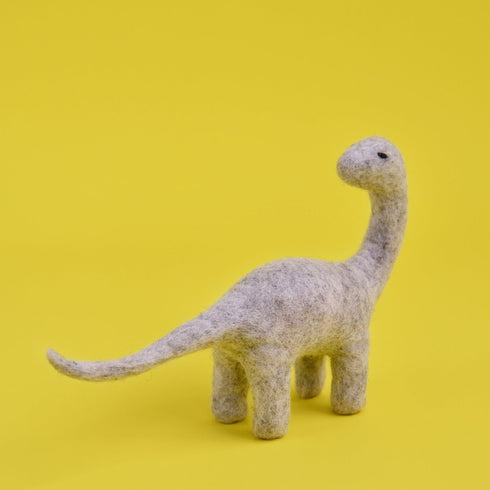 DASHDU - Doctor Dino - Grey Marle Felt Dinosaur